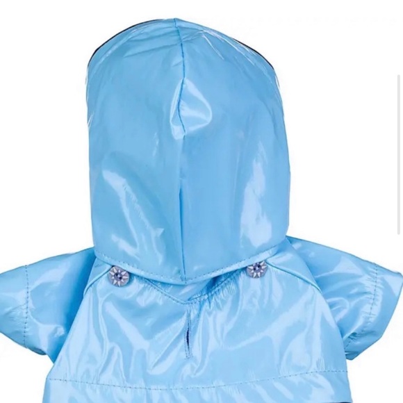 Pet Life DOG 🐩 Baby Blue PVC Waterproof Adjustable Pet Raincoat Size Medium NWT - Picture 12 of 15